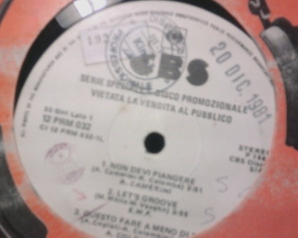 Various - Only For Dee Jays | CBS (12 PRM 032)