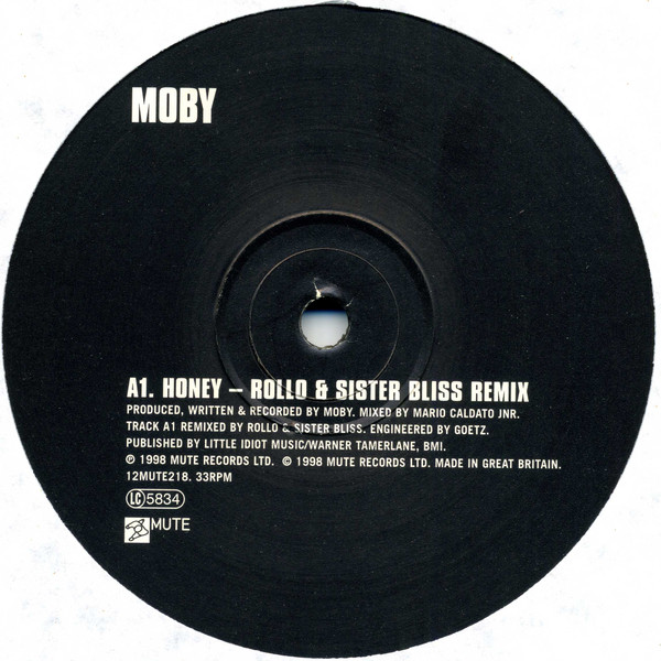Moby - Honey | Mute (12MUTE218) - 3