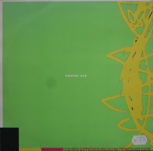 Wassermann - W. I. R. (Das Original + Sven Väth Mix  Thomas/Mayer Mix) | Profan (PROFAN 028) - 2