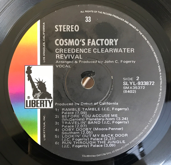 Creedence Clearwater Revival - Cosmo's Factory | Liberty (SLYL-933872) - 3 Creedence Clearwater Revival - Cosmo's Factory | Liberty (SLYL-933872) - 3