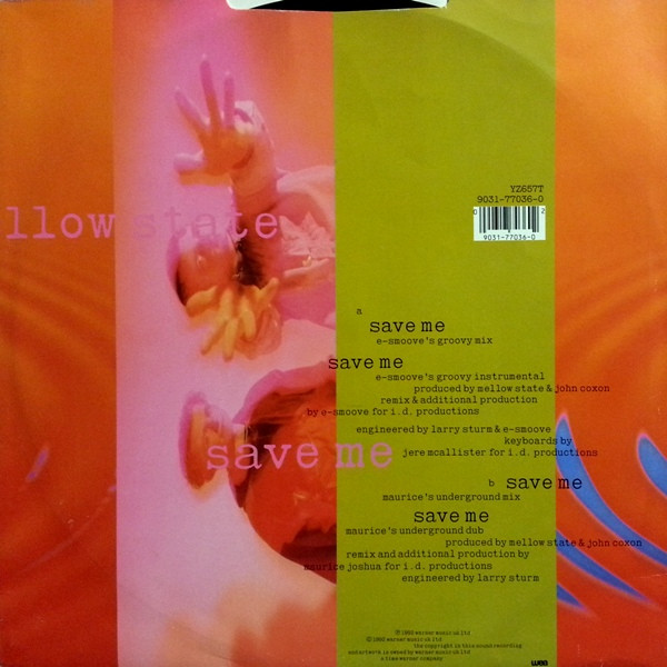 Mellow State - Save Me | WEA (YZ657T)