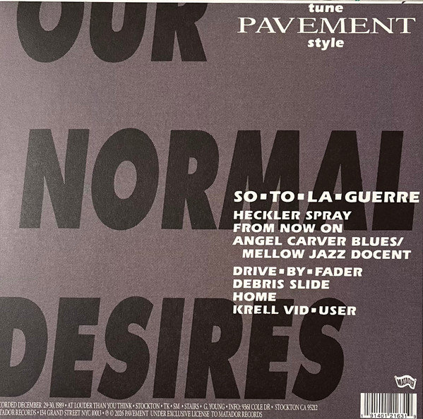 Pavement - Perfect Sound Forever (RSD 2026) | Matador (OLE2163TNE) - 2