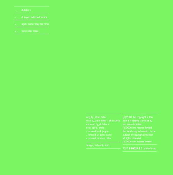 Dubstar - I (Friday Night) | Food (12food 128) - 3