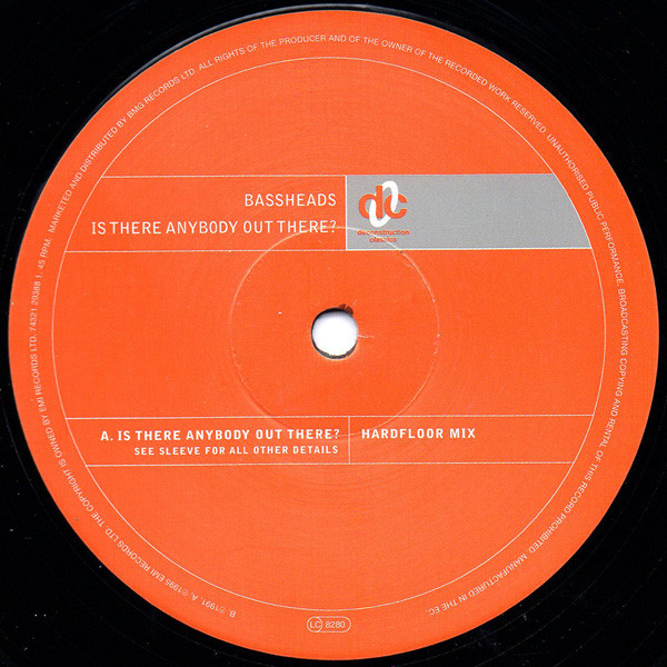 Bassheads - Is There Anybody Out There? | Deconstruction (74321 29388 1) - 3