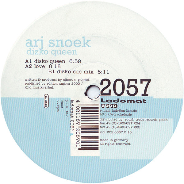 Arj Snoek - Dizko Queen | Ladomat 2000 (2057)