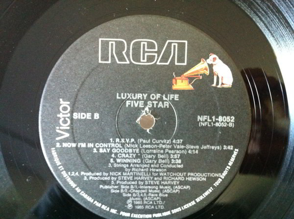 Five Star - Luxury Of Life | RCA (NFL1-8052) - 3