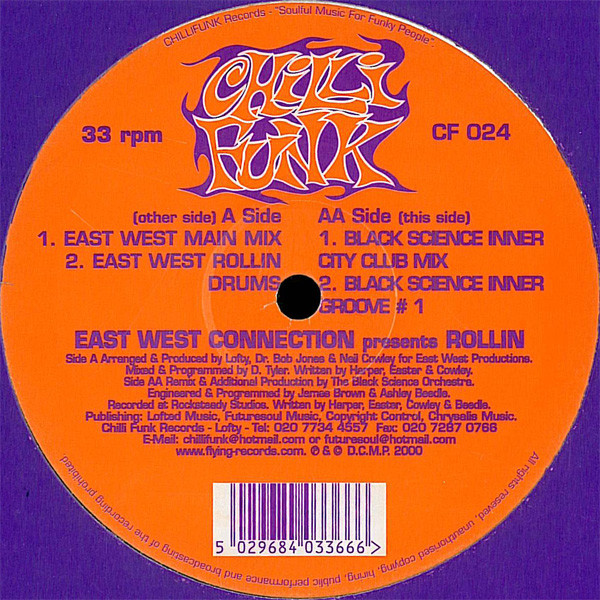 East West Connection - Rollin | Chillifunk Records (CF 024) - main