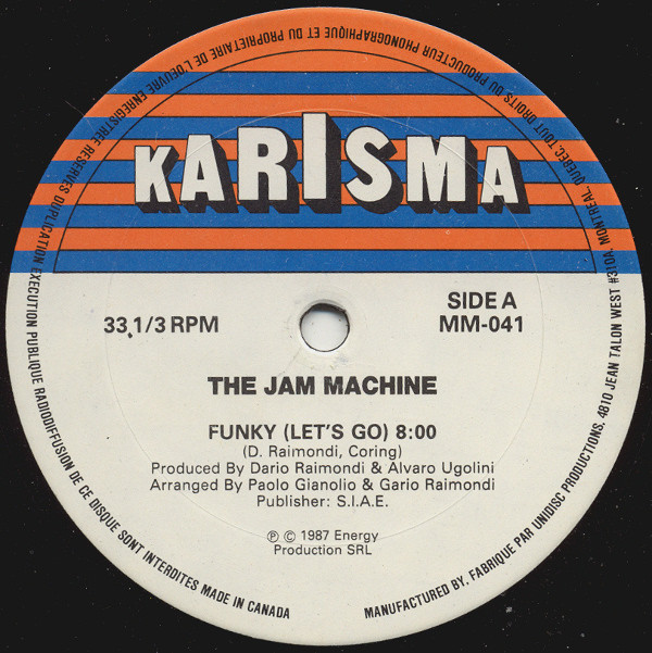 The Jam Machine - Funky (Let's Go) | Karisma (MM-041)