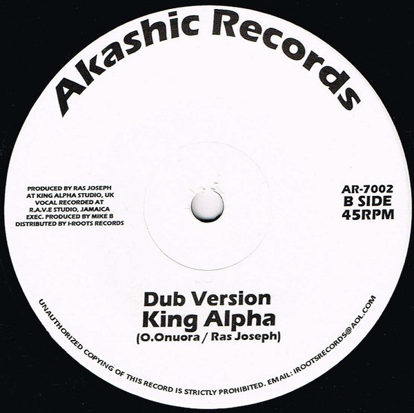 Oku Onuora - Yesterday, Today, Tomorrow | Akashic Records (AR-7002) - 2