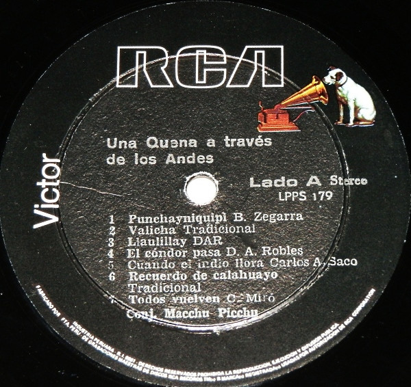 Conjunto Macchu Picchu - Una Quena A Traves De Los Andes | RCA Victor (LPPS-179) - 3 Conjunto Macchu Picchu - Una Quena A Traves De Los Andes | RCA Victor (LPPS-179) - 3