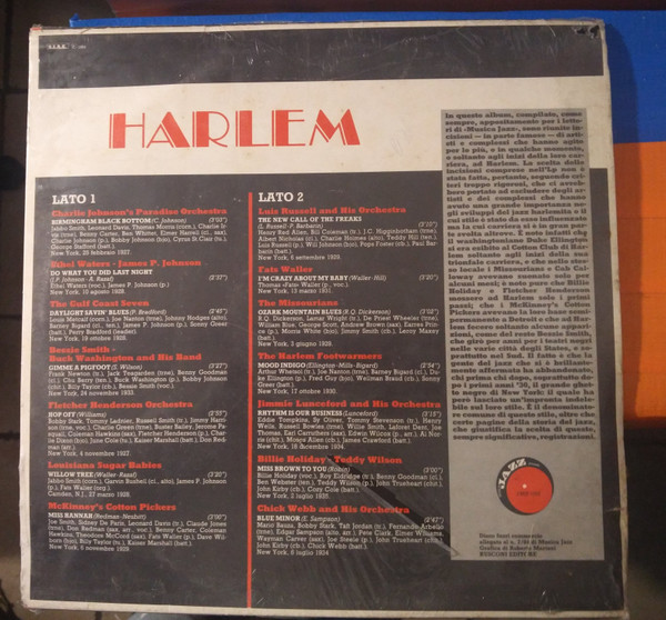 Various - Harlem | Musica Jazz (2MJP 1022) - 2