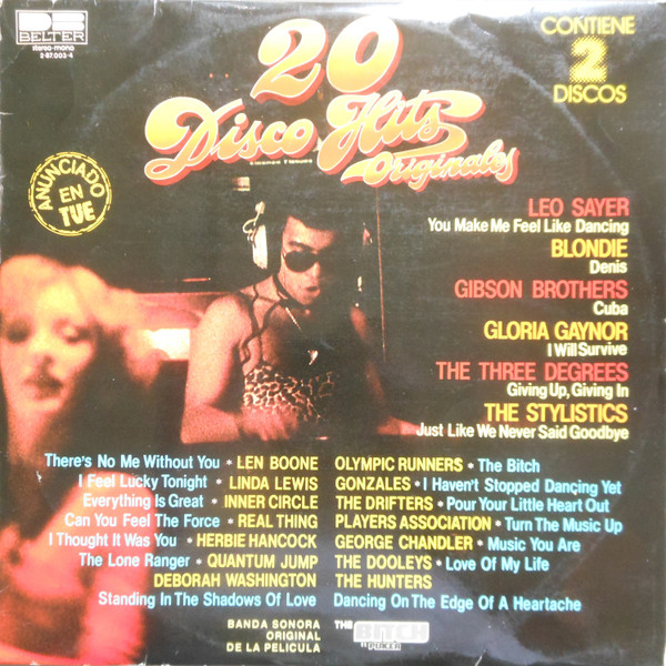 Various - 20 Disco Hits Originales (Banda Sonora Original De La Pelicula The Bitch - El Placer) | DB Belter (2-87.003-4) - main