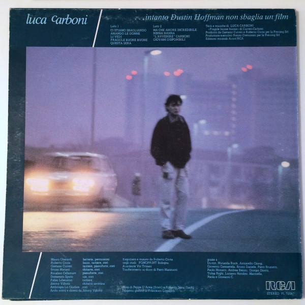Luca Carboni - ...Intanto Dustin Hoffman Non Sbaglia Un Film | RCA Italiana (PL 72067) - 2 Luca Carboni - ...Intanto Dustin Hoffman Non Sbaglia Un Film | RCA Italiana (PL 72067) - 2