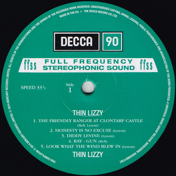 Thin Lizzy - Thin Lizzy | Decca (0801726) - 3 Thin Lizzy - Thin Lizzy | Decca (0801726) - 3
