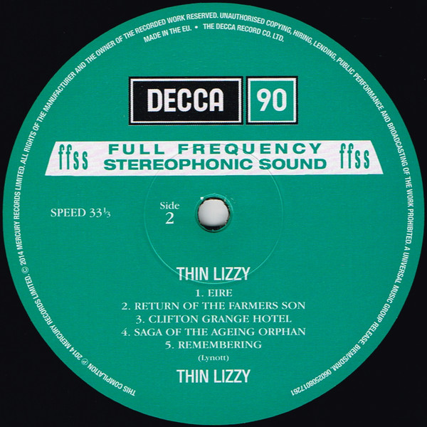 Thin Lizzy - Thin Lizzy | Decca (0801726) - 4 Thin Lizzy - Thin Lizzy | Decca (0801726) - 4