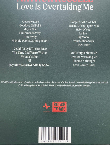 Arthur Russell - Love Is Overtaking Me (Redux) | Rough Trade (RT0612LP) - 3