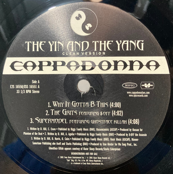 Cappadonna - The Yin And The Yang (Clean Version) | Razor Sharp Records (E2S 16550) - 2