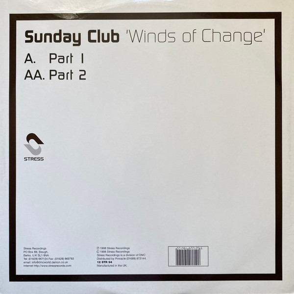 Sunday Club - Winds Of Change | Stress Records (12 STR 94) - 2