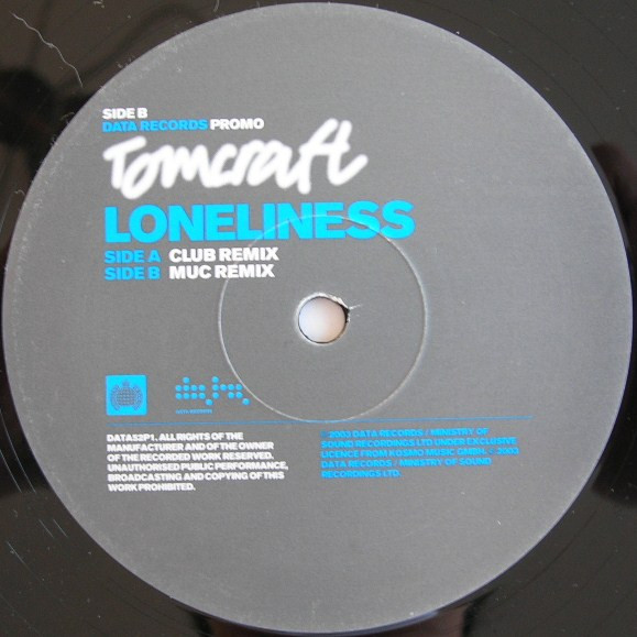 Tomcraft - Loneliness | Data Records (DATA52P1) - 4