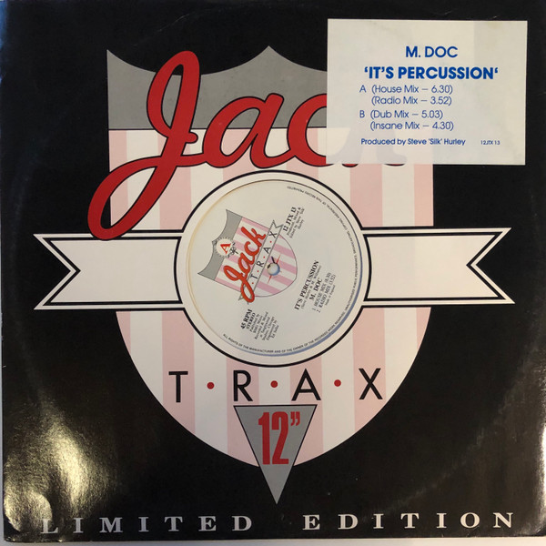 M. Doc - It's Percussion | Jack Trax (12 JTX 13) M. Doc - It's Percussion | Jack Trax (12 JTX 13)