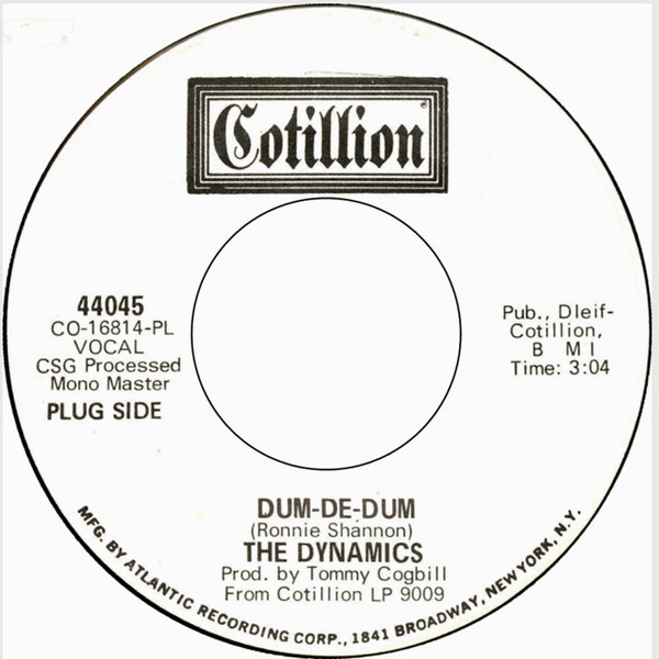 The Dynamics - Dum-De-Dum | Cotillion (44045) - main