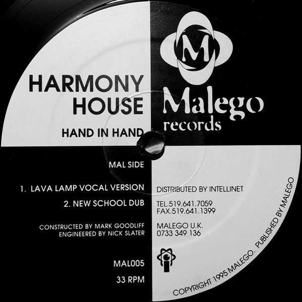 Harmony House - Hand In Hand | Malego Records (MAL005)