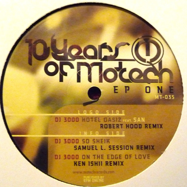 DJ 3000 - 10 Years Of Motech (EP One) | Motech (MT-035)