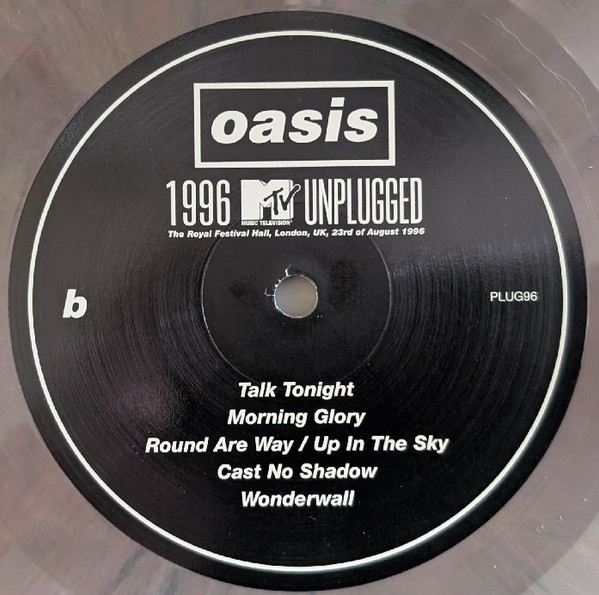 Oasis - 1996 MTV Unplugged | PlugOff Records (PLUG96) - 4 Oasis - 1996 MTV Unplugged | PlugOff Records (PLUG96) - 4