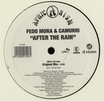 Fedo & Matteo Camurri - After The Rain | D:Vision Records (DV 558) - main