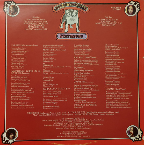 Status Quo - Dog Of Two Head | Pye Records (NSPL 18371) - 4