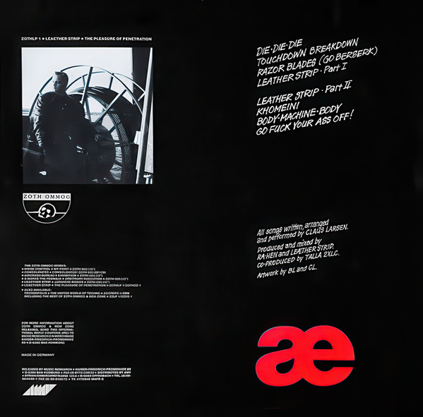 Leæther Strip - The Pleasure Of Penetration | Zoth Ommog (ZOTHLP 1) - 2