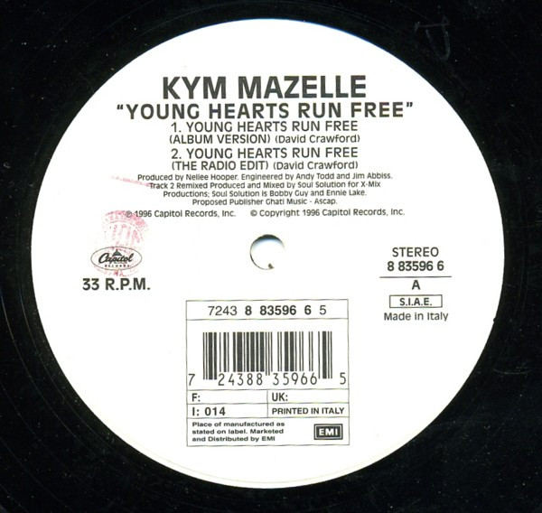 Kym Mazelle - Young Hearts Run Free | Capitol Records (8 83596 6) - main