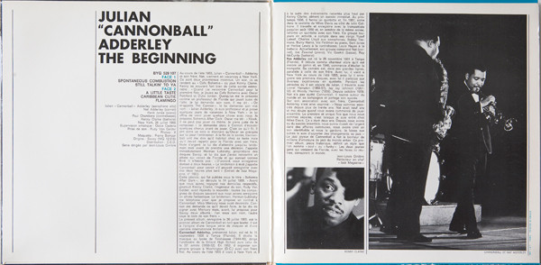 Cannonball Adderley - The Beginning | BYG Records (BYG 529 107) - 3