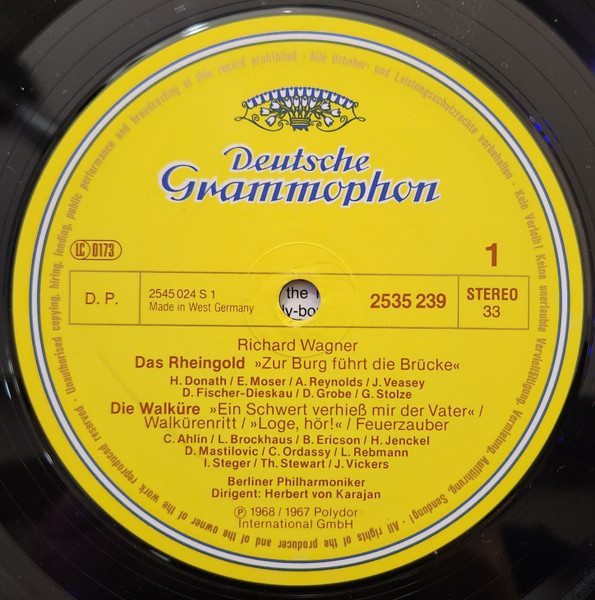 Richard Wagner / Herbert von Karajan , Berliner Philharmoniker - Scenes From "The Ring" | Deutsche Grammophon (2535 239) - 3