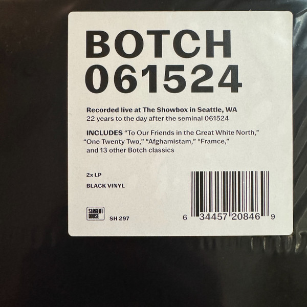 Botch - 061524 | Sargent House (SH 297) - 2