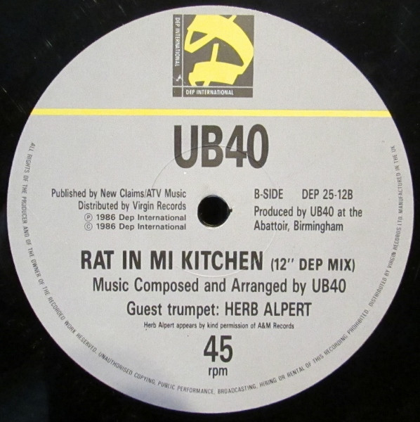 UB40 - Rat In Mi Kitchen | DEP International (DeP 25/12) - 4