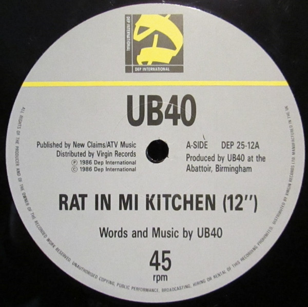 UB40 - Rat In Mi Kitchen | DEP International (DeP 25/12) - 3