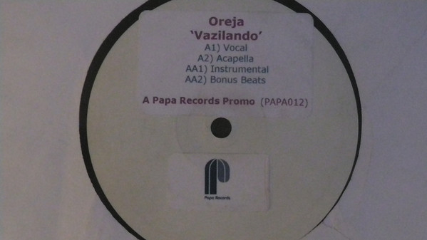 Oreja - Vazilando | Papa Records (PAPA012)