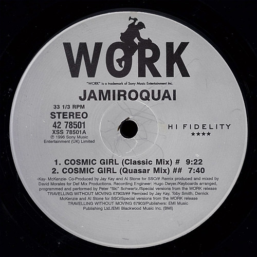 Jamiroquai - Cosmic Girl | Work (42 78501) - 3