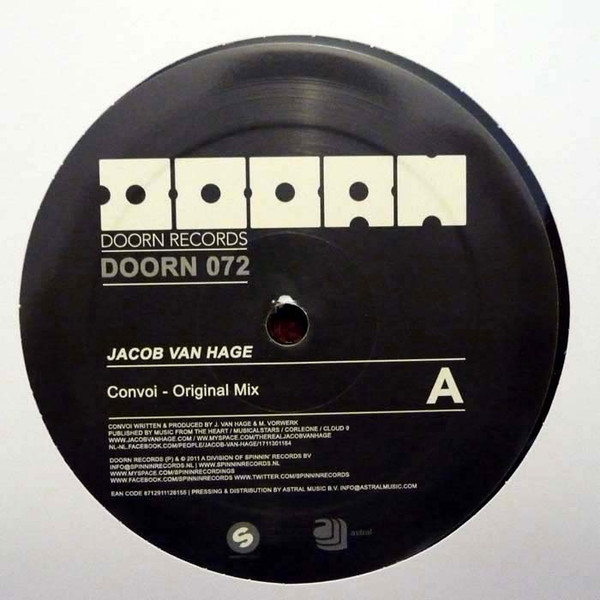 Jacob van Hage / Sander van Doorn - Convoi / Outro | Doorn Records (DOORN 072) - main Jacob van Hage / Sander van Doorn - Convoi / Outro | Doorn Records (DOORN 072) - main