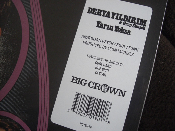 Derya Yıldırım & Grup Şimşek - Yarin Yoksa = If There Is No Tomorrow | Big Crown Records (BC190-LP) - 4