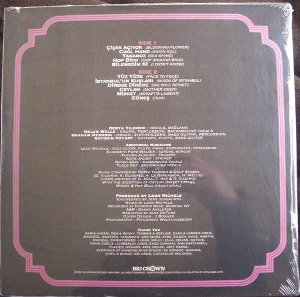 Derya Yıldırım & Grup Şimşek - Yarin Yoksa = If There Is No Tomorrow | Big Crown Records (BC190-LP) - 3