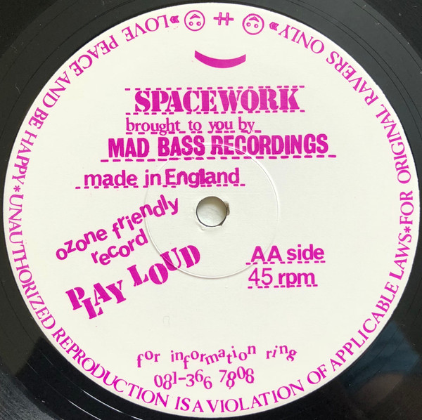 Spacework - Brings You Lunar Tech - The 4th EP | Mad Bass Recordings (SRT 93LS 3681)