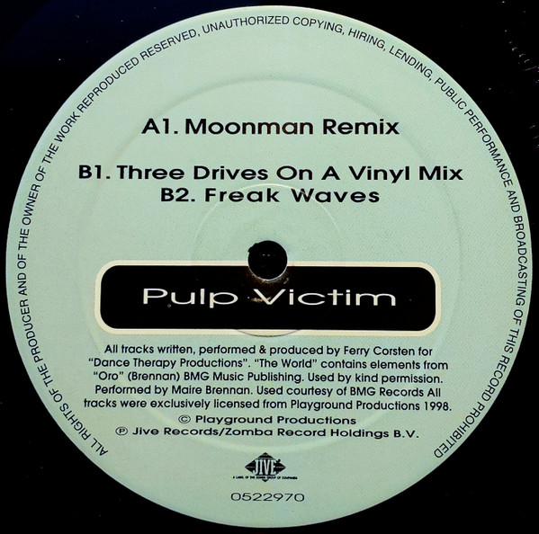 Pulp Victim - The World | Jive (0522970)