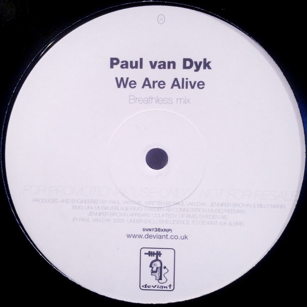 Paul van Dyk - We Are Alive | Deviant Records (DVNT38XR(P))