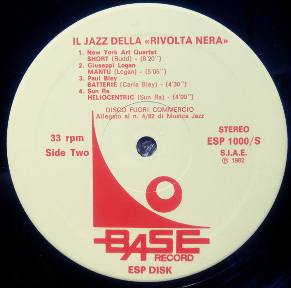 Various - Free Jazz !!! (Anni '60: La "Rivolta Nera") | Base Record (ESP 1000/S) - 4