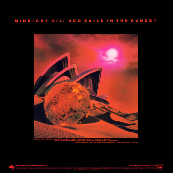 Midnight Oil - Red Sails In The Sunset | CBS (SBP 238027) - 2