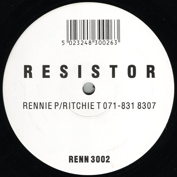 Rennie Pilgrem / Richard Thake - Resistor | Thursday Club Recordings (TCR) (RENN 3002) Rennie Pilgrem / Richard Thake - Resistor | Thursday Club Recordings (TCR) (RENN 3002)