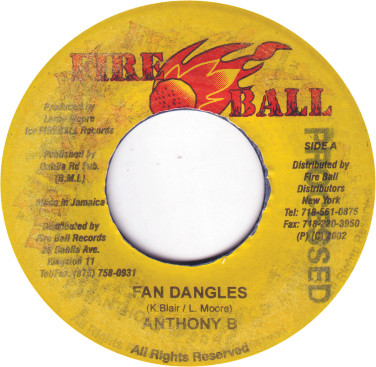 Anthony B - Fan Dangles | Fire Ball Records (none)