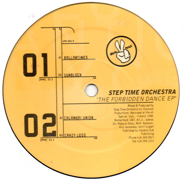 Step Time Orchestra - The Forbidden Dance | Vinyl Peace (VPR 022) - main